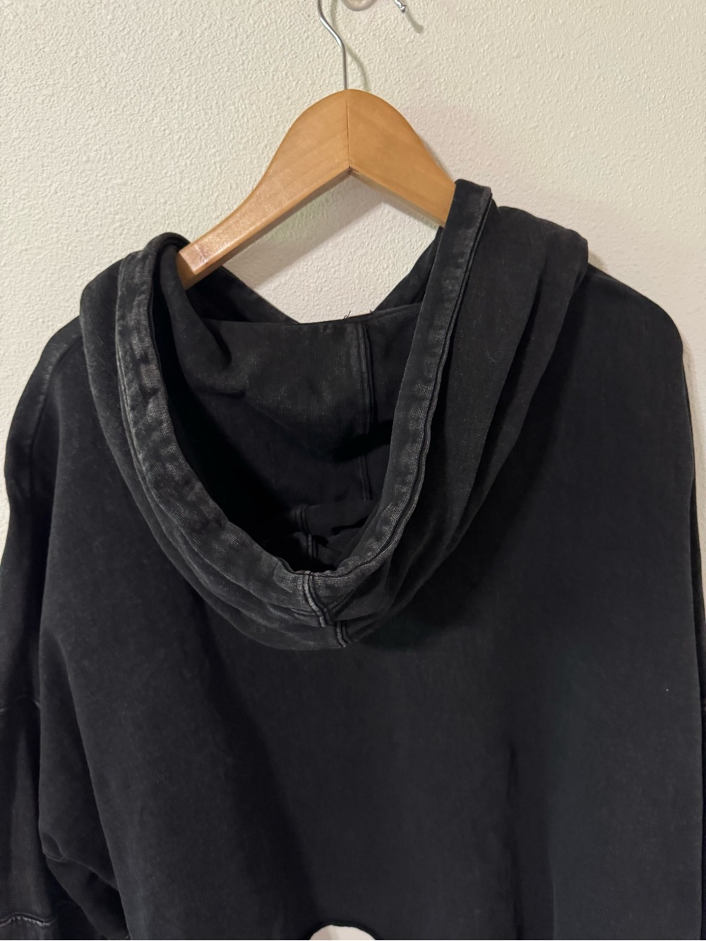 Free People Cherry Blossom Embroidered Beaded Sequin Hoodie Black Mineral-M/L - Picture 7 of 10